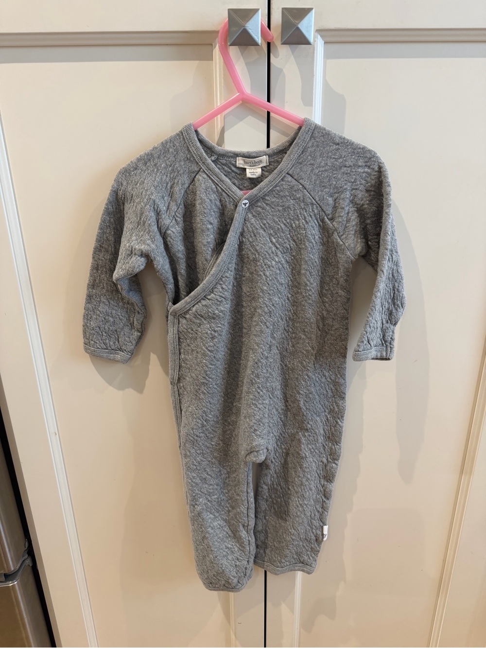Burt’s bees 12m organic cotton Quilted Baby Romper